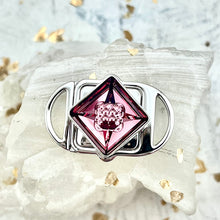 Load image into Gallery viewer, 27mm Pink Diamond Premium Austrian Crystal Metal Button
