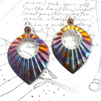Hoops | DIY Jewelry Inspiration | Nostalgica Finished Piece