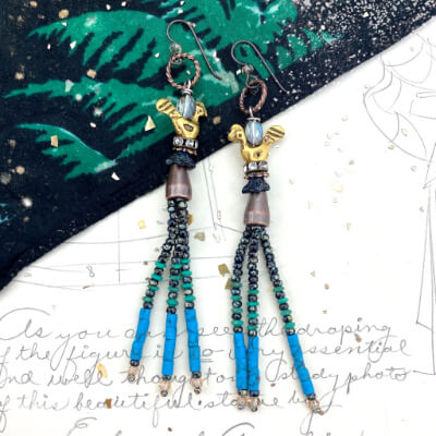 Soar | DIY Jewelry Inspiration | Nostalgica Finished Piece