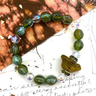 Soar | DIY Jewelry Inspiration | Nostalgica Finished Piece