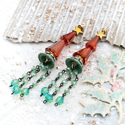 Holiday Time | DIY Jewelry Inspiration | Nostalgica Finished Piece