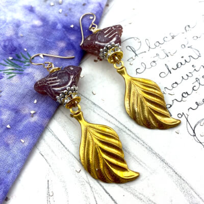 Soar | DIY Jewelry Inspiration | Nostalgica Finished Piece