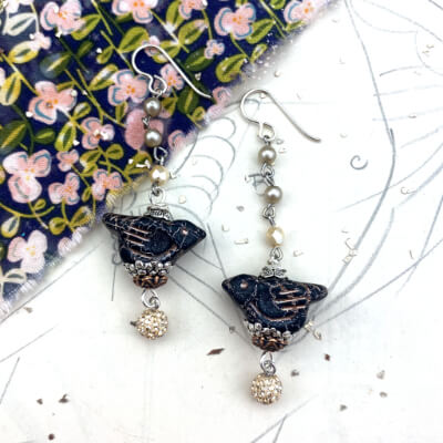 Soar | DIY Jewelry Inspiration | Nostalgica Finished Piece