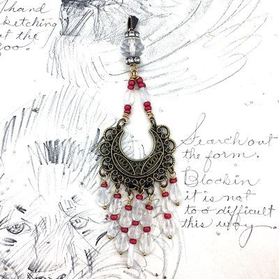Holiday Time | DIY Jewelry Inspiration | Nostalgica Finished Piece