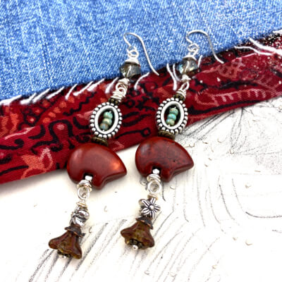 Bear | DIY Jewelry Inspiration | Nostalgica Finished Piece