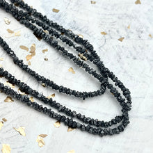 Load image into Gallery viewer, Midnight Sky Faceted Rustic Diamond Bead Strand
