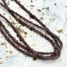 Load image into Gallery viewer, Rustic Faceted Rustic Diamond Bead Strand
