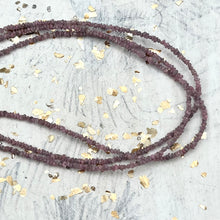 Load image into Gallery viewer, Orchid Faceted Rustic Diamond Bead Strand
