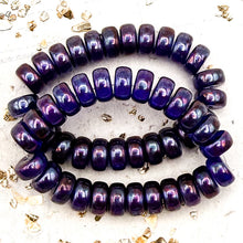 Load image into Gallery viewer, 4x8 Heishi Sapphire with Luster Finish
