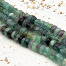 Load image into Gallery viewer, Smooth Fluorite Rondelle Strand
