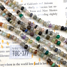Load image into Gallery viewer, Clear and Mixed Stone Opal Rondelle Gemstone Strand
