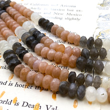 Load image into Gallery viewer, Earth Tone Opal Rondelle Gemstone Strand
