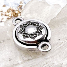 Load image into Gallery viewer, Pre Order Round Mandala Silver Magnetic Clasp
