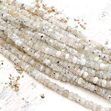 Load image into Gallery viewer, Moonstone Rondelle Bead Strand
