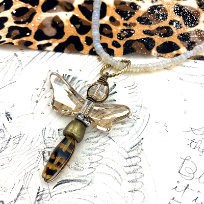 Soar | DIY Jewelry Inspiration | Nostalgica Finished Piece