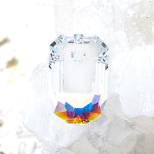 Load image into Gallery viewer, 22x14mm Clear and AB Premium Crystal Charm
