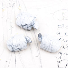 Load image into Gallery viewer, Turtle White Howlite Gemstone Bead/Pendant
