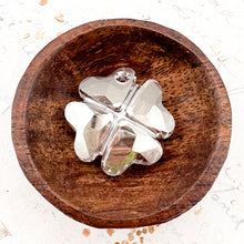 Load image into Gallery viewer, Discontinued - 24mm Silver Shade 4-Leaf Clover Premium Austrian Crystal Pendant

