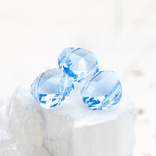 Load image into Gallery viewer, 14mm Light Sapphire 2-Hole Square Premium Crystal Bead Set
