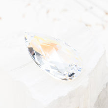 Load image into Gallery viewer, 30mm Rainbow AB Pear-Shaped Premium Crystal Pendant
