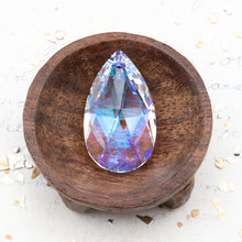 Load image into Gallery viewer, 30mm Rainbow AB Pear-Shaped Premium Crystal Pendant
