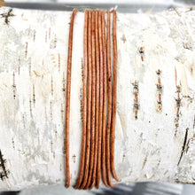 Load image into Gallery viewer, 1mm Natural Light Brown Round Leather Cord
