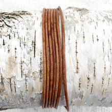 Load image into Gallery viewer, 1.5mm Natural Light Brown Round Leather Cord
