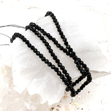Load image into Gallery viewer, Black Tiny Crystal Bead Strand
