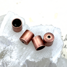 Load image into Gallery viewer, Antique Copper Cord End Cap - 4 pcs
