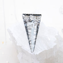 Load image into Gallery viewer, 39mm Silver Patina Premium Crystal Pendant
