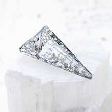 Load image into Gallery viewer, 39mm Silver Patina Premium Crystal Pendant
