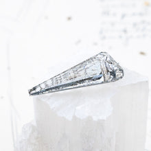 Load image into Gallery viewer, 39mm Silver Patina Premium Crystal Pendant
