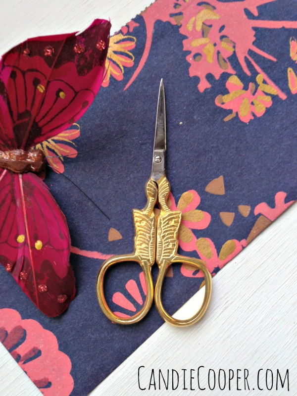Brass Butterfly Scissors